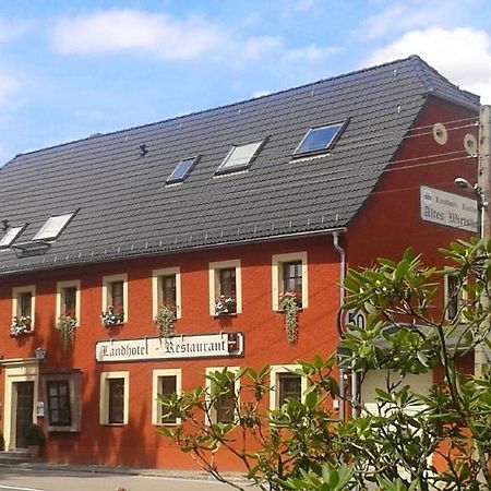 Hotel Garni Altes Wirtshaus Fördergersdorf Tharandt Exterior foto