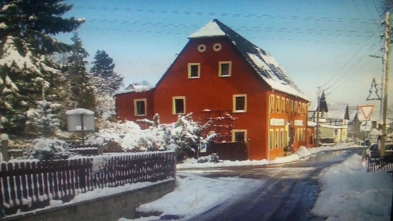 Hotel Garni Altes Wirtshaus Fördergersdorf Tharandt Exterior foto